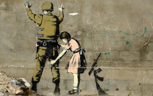 Soldier & Girl (Banksy)